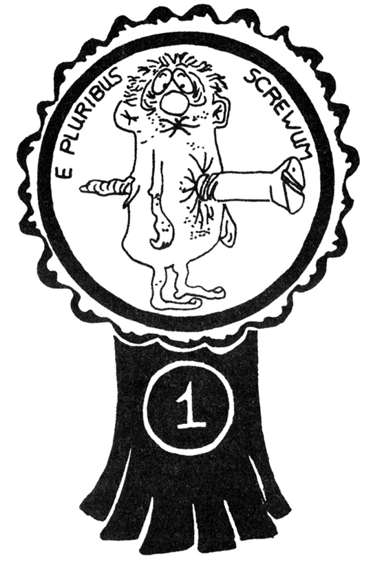 The header graphic is from JOINT ISSUE, Vol. 2, #10, 1971, p. 9, published in East Lansing, Michigan by an unknown artist.