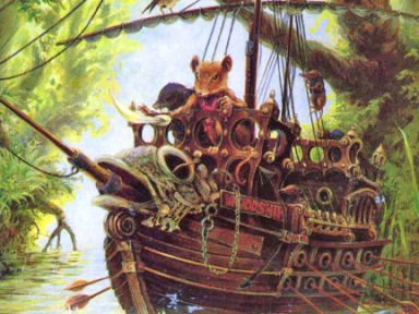 picture of ship crewed by mice - 59434 Bytes